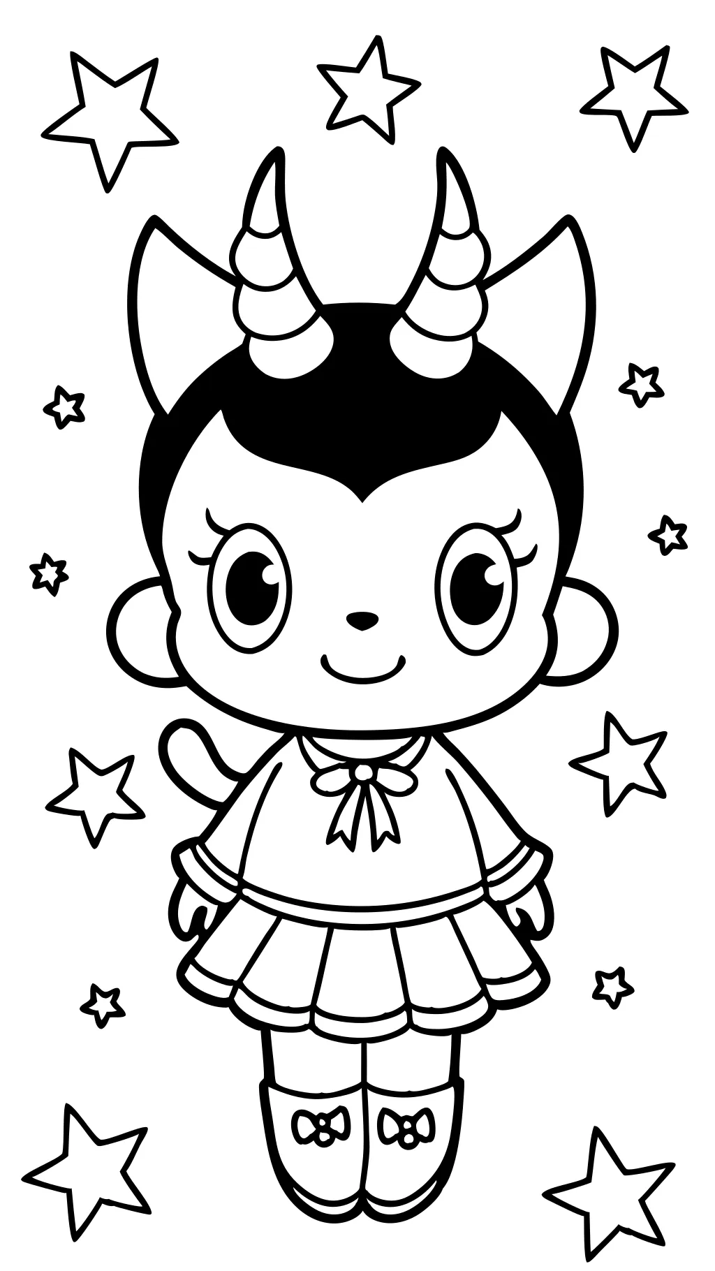 printable kuromi coloring pages